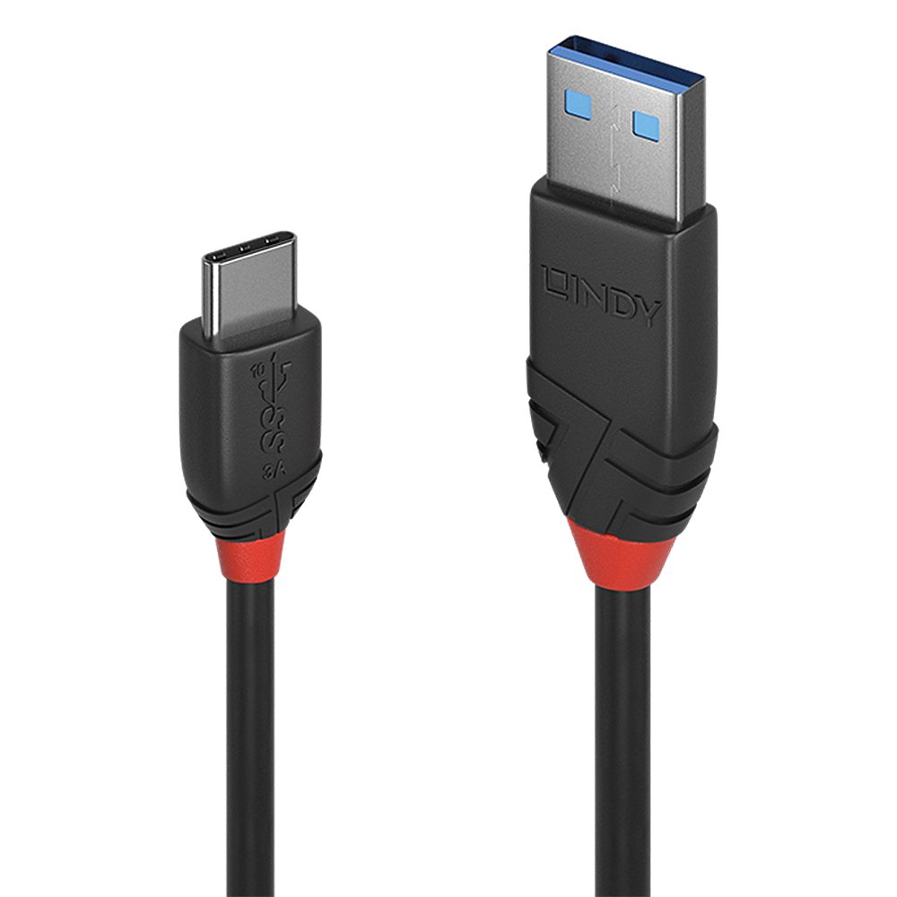 Lindy Black Line - USB-Kabel - 24 pin USB-C (M)