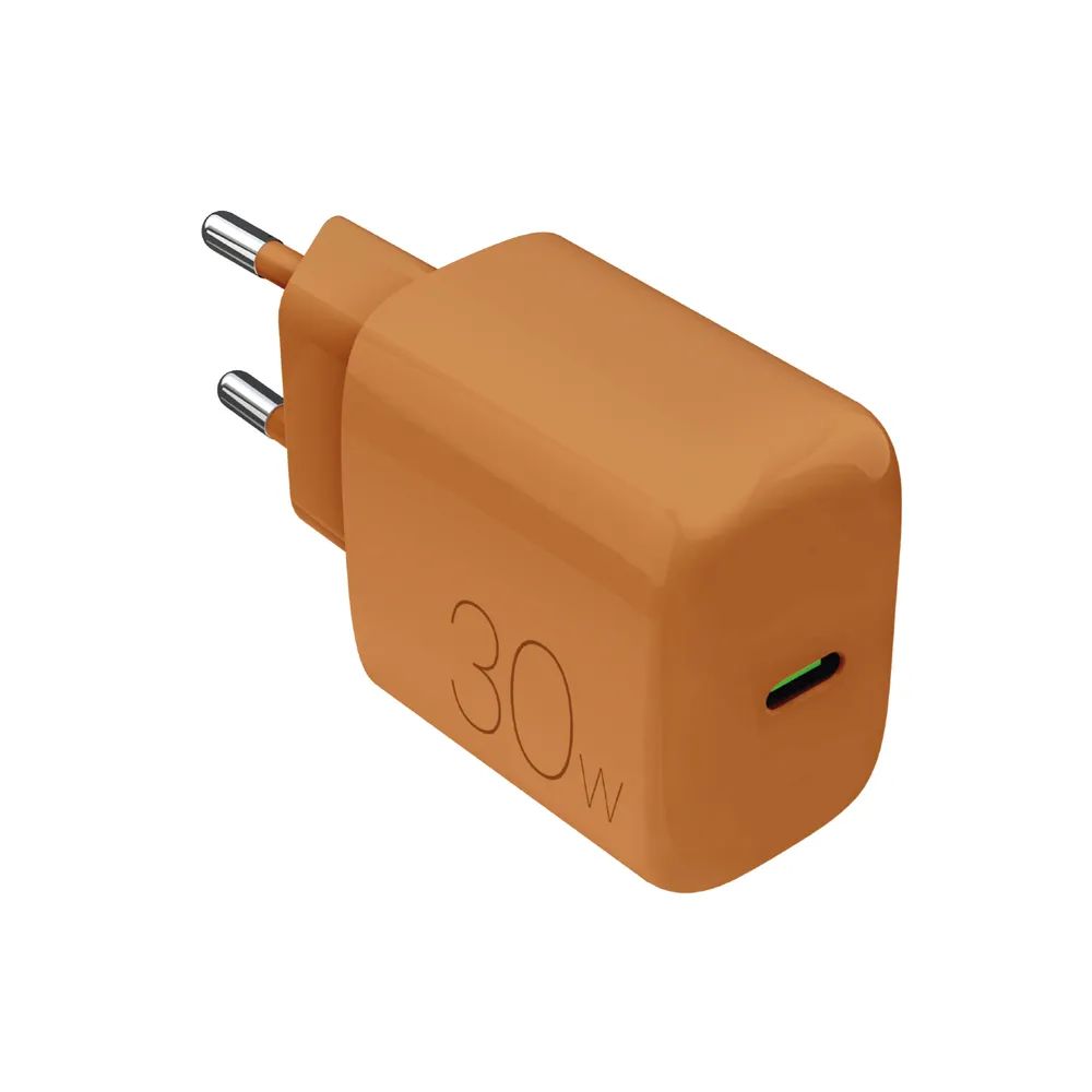 PURO Netzlader, 1x USB-C PD, 30W orange