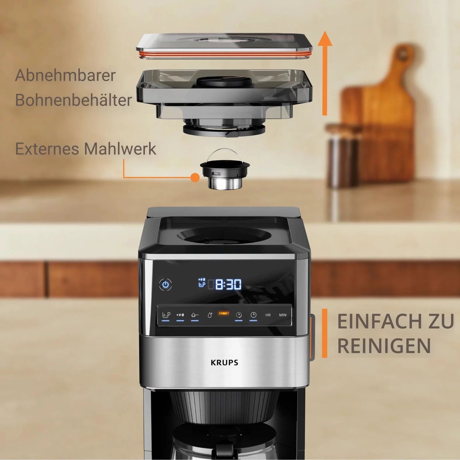 Krups KM8428 GRIND AROMA XL