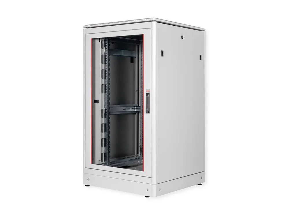 ROLINE Pro - Schrank Netzwerkschrank - RAL 7035, Hellgrau - 26U - 48.3 cm (19")