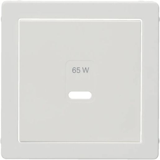 Berker Q.X ZSTK.F.USB POLARWEIß SAMT / BERKER 48606089