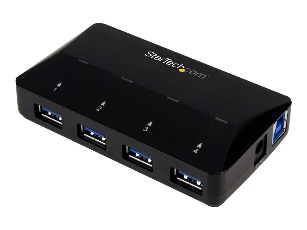 StarTech.com 4 Port USB 3.0 Hub plus dedizierter Ladeanschluss