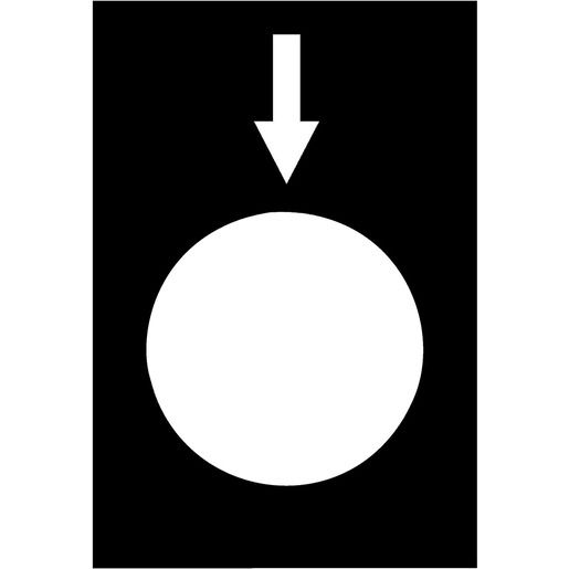 Schneider Electric SYMBOLSCHILD / SCHN.E ZB2BY2954