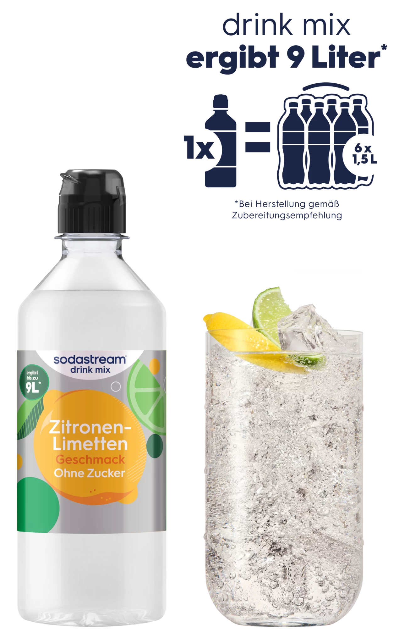 SodaStream drink mix Zitrone-Limette Zuckerfrei 440ml