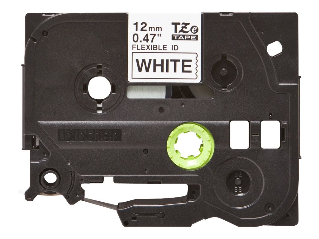 Brother TZe-FX231 - Klebstoff - Schwarz auf Weiß - Rolle (1,2 cm x 8 m)