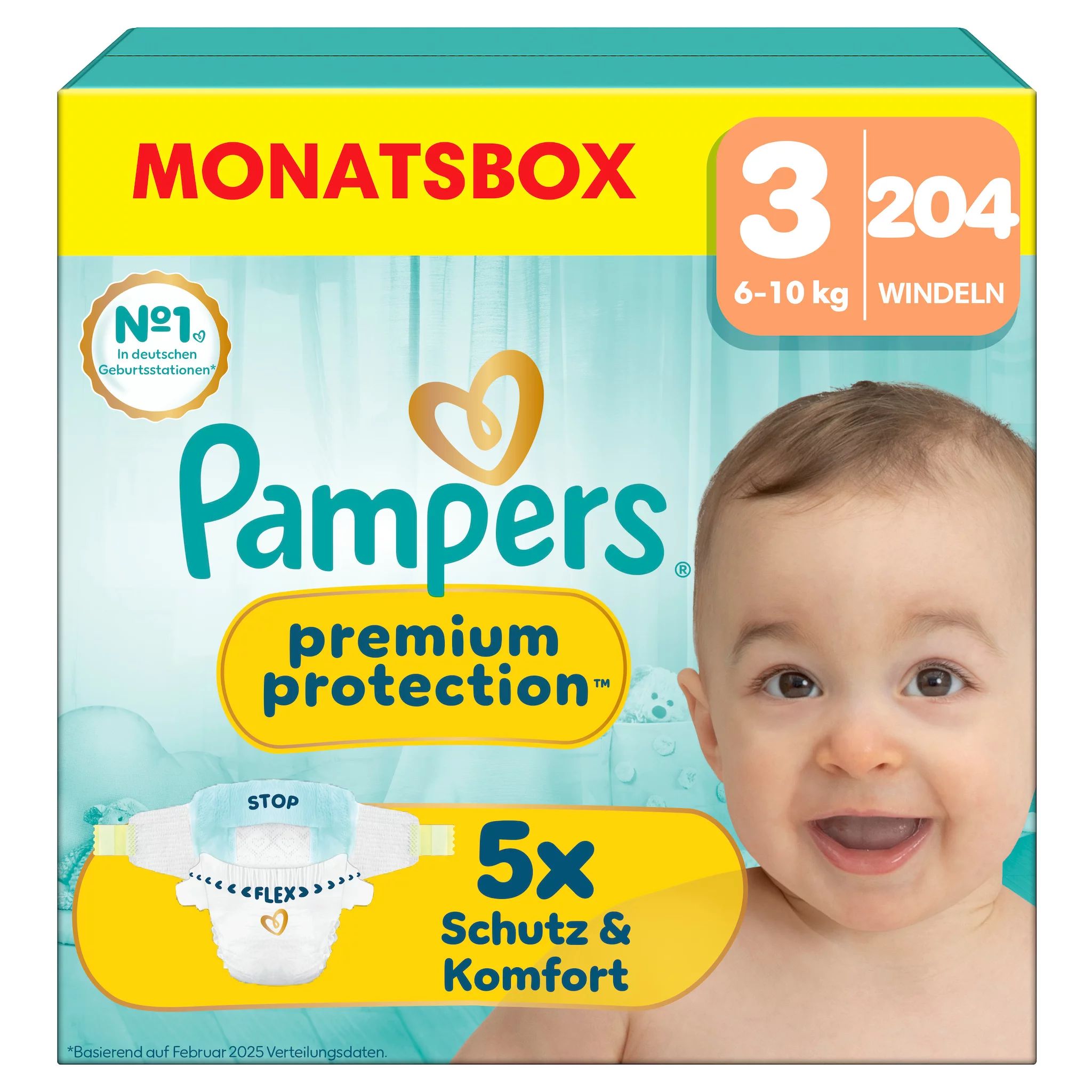 Pampers Premium Protection Gr.3 Midi 6-10kg 
