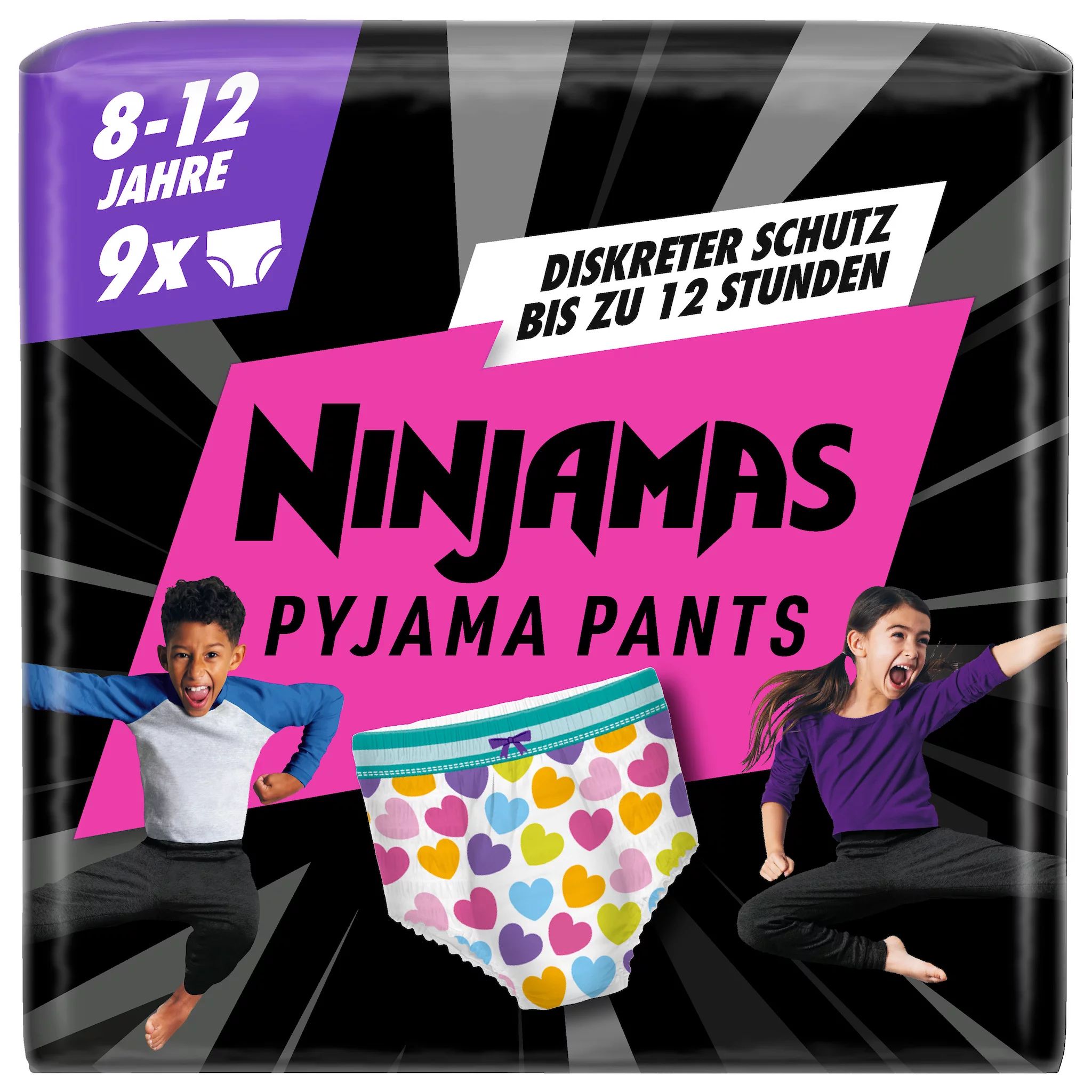 Pampers Ninjamas für Mädchen 8-12 Jahre