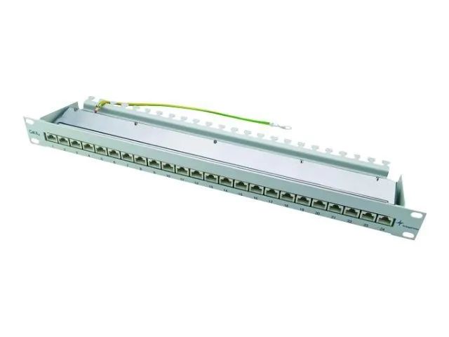 Telegärtner Karl Gärtner Telegärtner MPP24-HS K - Patch Panel - CAT 6a - STP - RJ-45 X 24 - Schwarz - 1U - 48.3 cm (19")