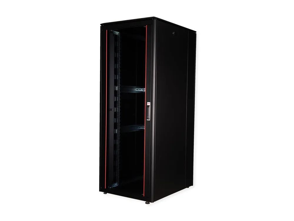ROLINE Pro - Schrank Netzwerkschrank - mit Glastür, 800 x 1000 mm (B x T)