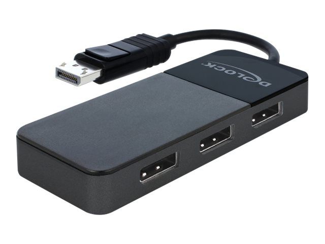 Delock DisplayPort 1.4 Splitter 1 x DisplayPort in > 3 x DisplayPort out