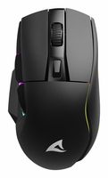 Sharkoon SKILLER SGM50W - Maus - optisch - 6 Tasten - kabellos, kabelgebunden - 2.4 GHz, USB-C - kabelloser Empfänger (USB)