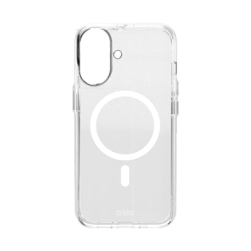 SBS EXTREME MAG D3O MagSafe kompatibles Cover für iPhone 16 PLUS, transparent