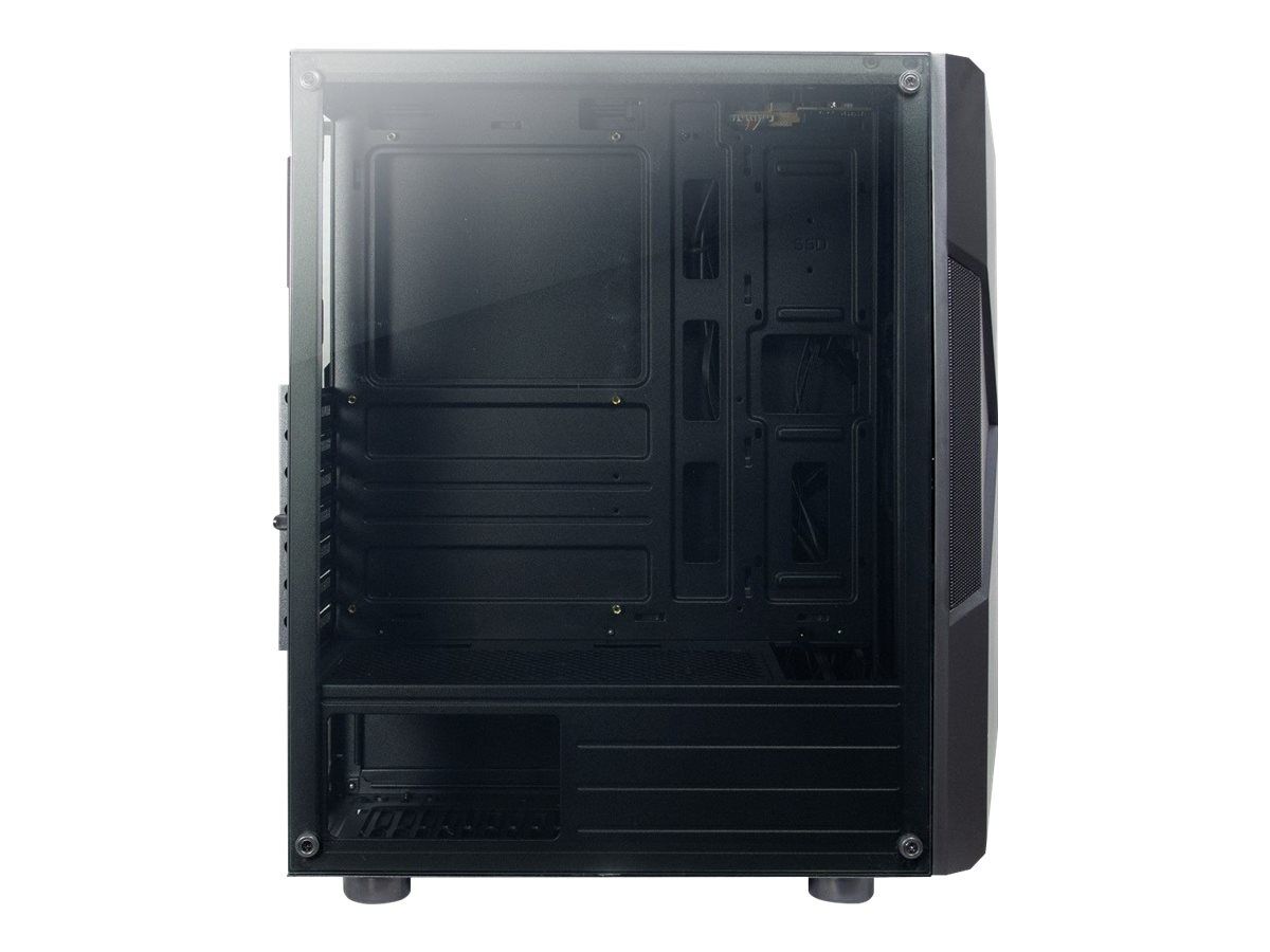 Inter-Tech IT-3306 Cavy - Tower Gaming - ATX - Seitenteil mit Fenster (Acryl)