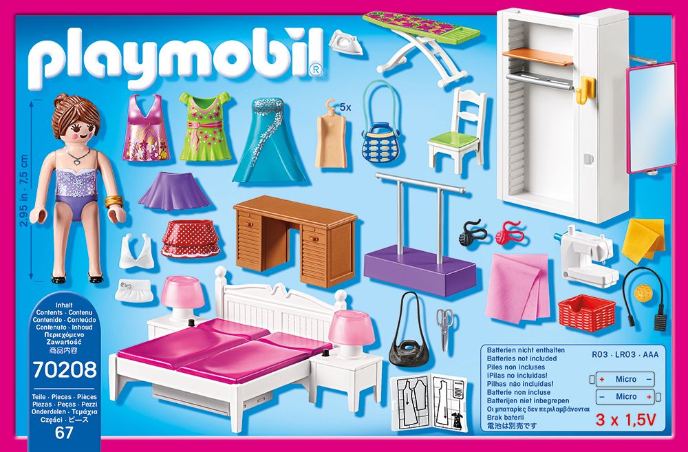 Playmobil Schlafzimmer mit Nähecke