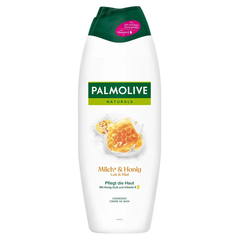Palmolive Naturals Milch & Honig Cremebad 650ml - mit Honig-Duft und Vitamin E