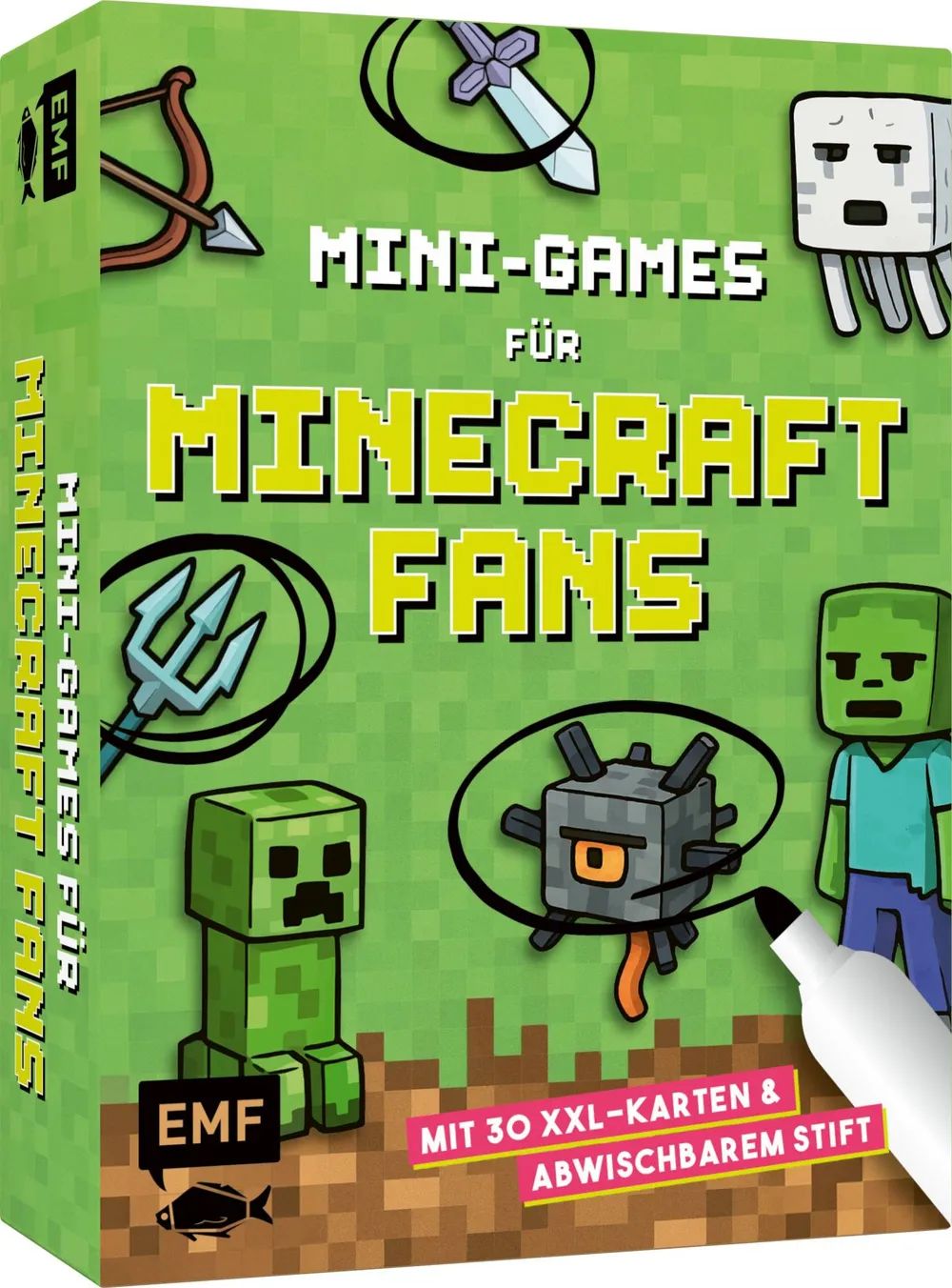 Edition Michael Fischer GmbH Kartenspiel Mini-Games für Minecraft-Fan