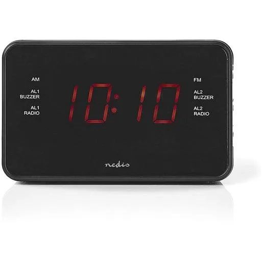 Nedis RADIOWECKER DUAL ALARM / NEDIS CLAR002BK SW CLAR002BK