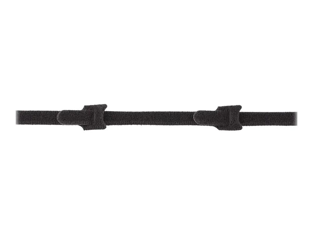 StarTech.com 6in Hook and Loop Cable Ties, 50 Pack, Black, Reusable Cable Straps, Adjustable and Flexible, Cord Organizer Tie/Wraps for Professional Cable Management - Wire Loop Ties (B506I-HOOK-LOOP-TIES)