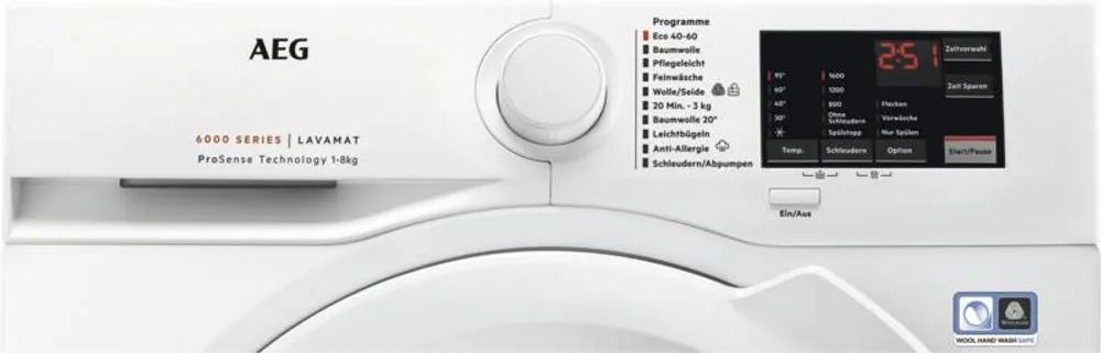 AEG Waschmaschine LAVAMAT L6FBA51680