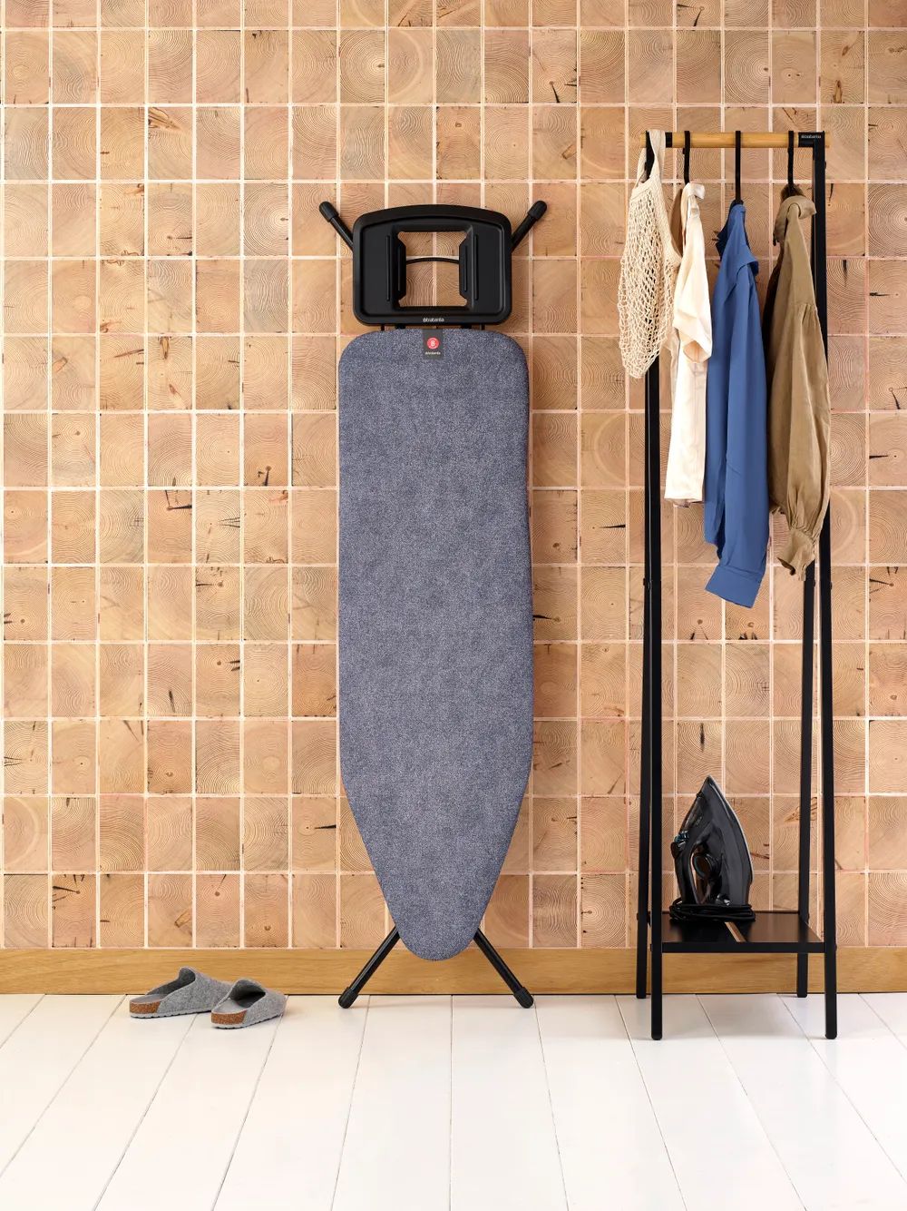 Brabantia Bügeltisch B, 124x38cm, Dst-Mulde Solid - Denim Blue