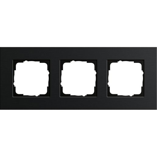 Gira ABDECKRAHMEN 3FACH ESPRIT / GIRA 0213126 ALU-SW 0213126