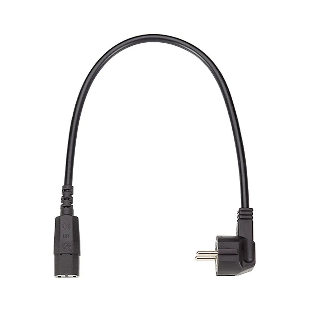 BACHMANN Zuleitung H05VV-F 3G1,5,sw, L:1,5, CEE7/7 / C13