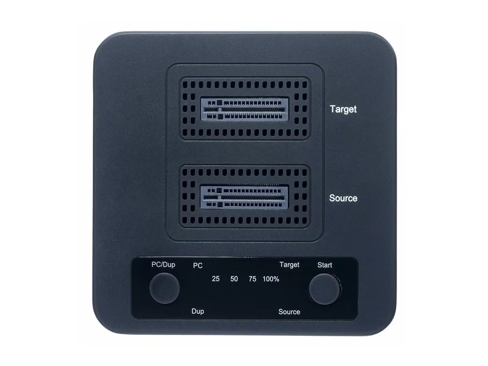 StarTech.com 1:1 Standalone M.2 NVMe Drive Duplicator and Dock - Solid State / Festplattenduplikator - 2 Schächte (PCIe (NVMe))