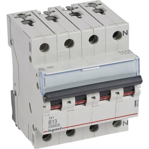 Legrand LS-SCHALTER B13A 3P+N 10KA 4TE / LEGRAN 404139 TX3 404139