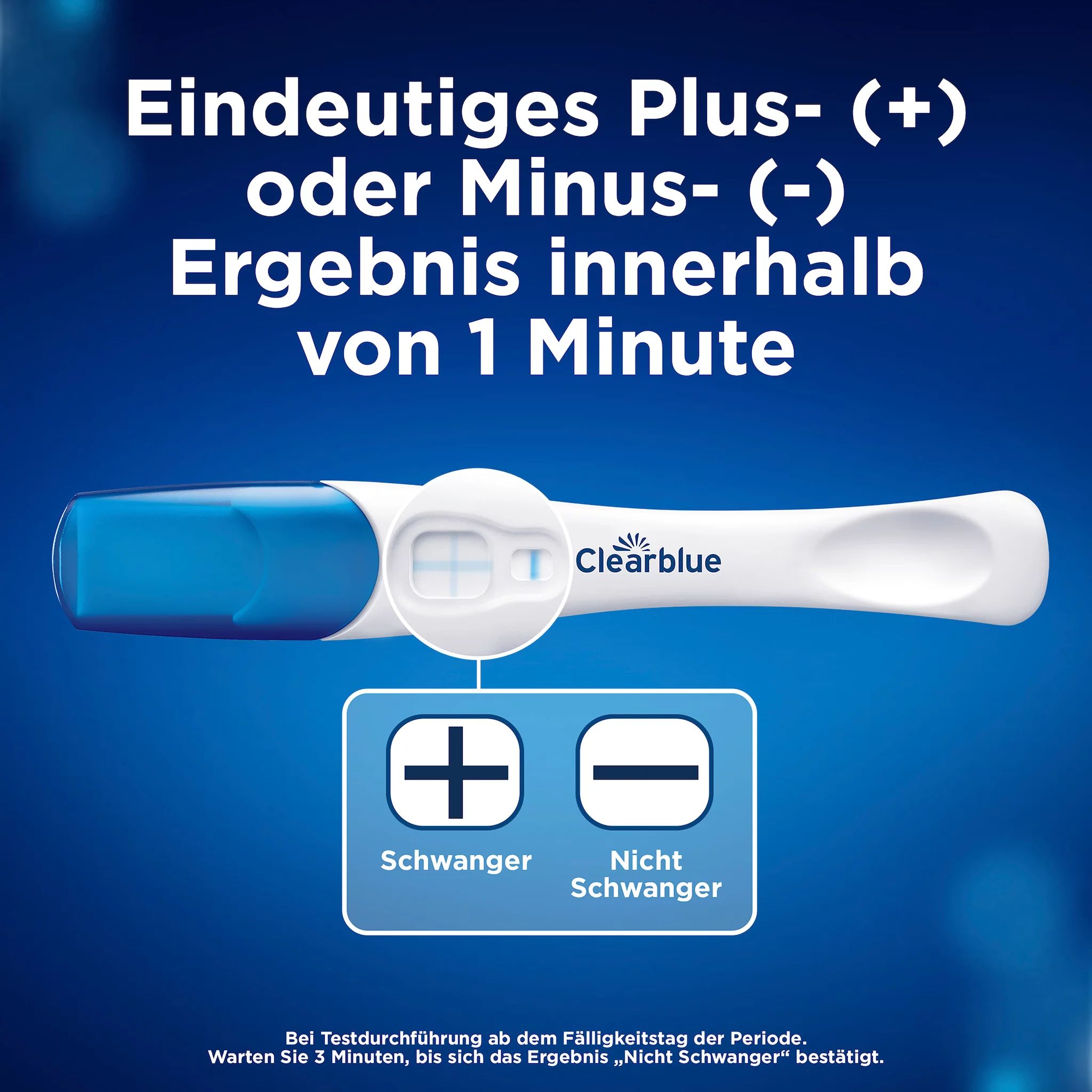 Clearblue Schwangerschaftstest Schnell - ab 1 Minute 1er