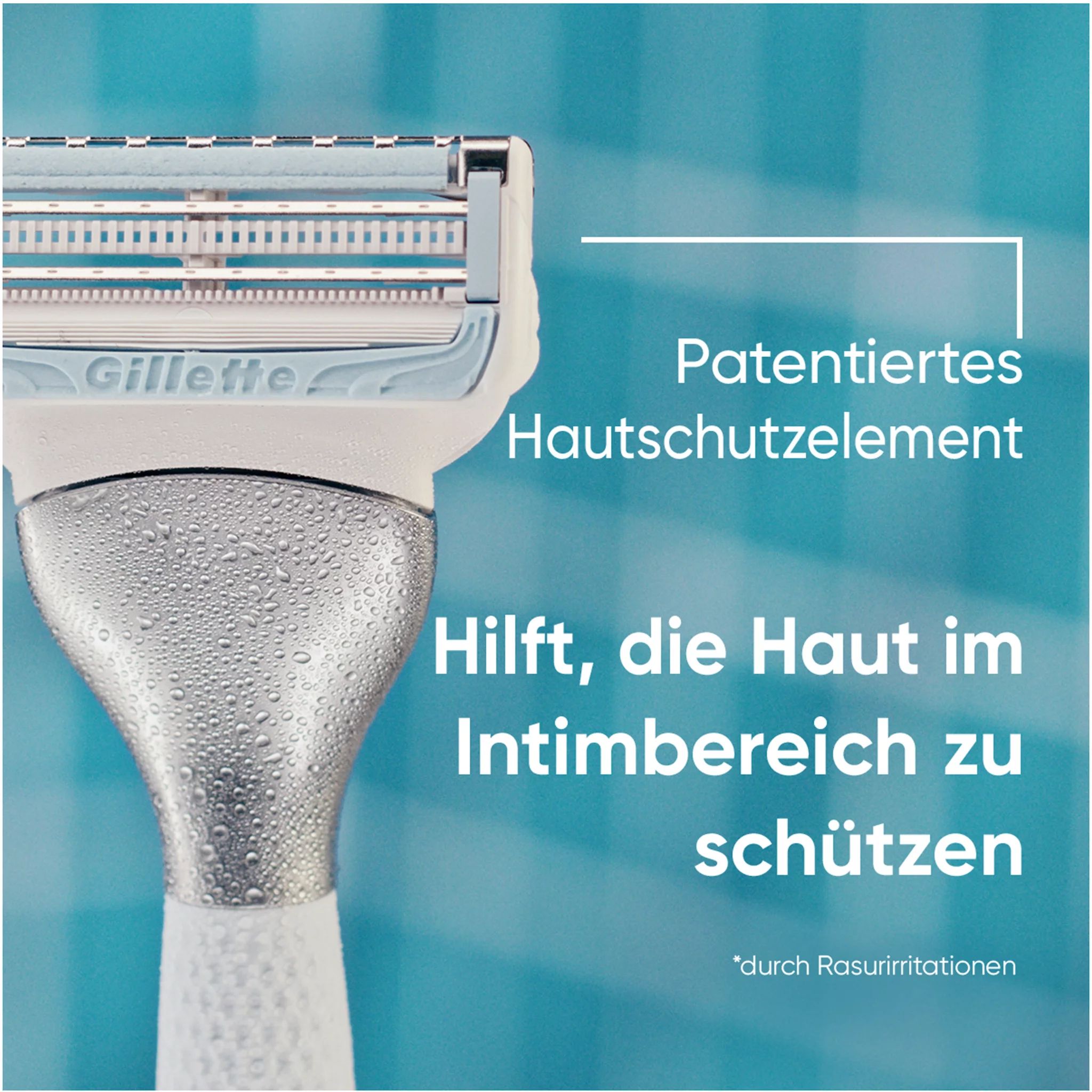 Gillette Venus für den Intimbereich Systemklingen 5er + Handstück