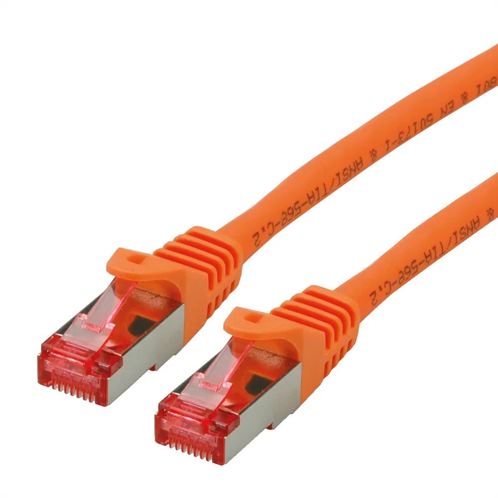 ROLINE Patchkabel Cat.6 S/FTP (PiMF), Component Level, LSOH, orange, 3 m