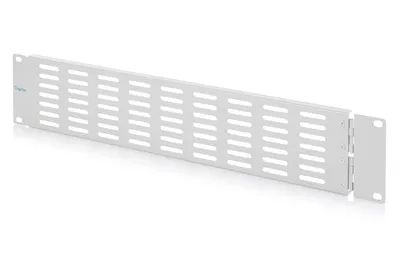 DIGITUS Blindabdeckung mit Lüftungsgitter und Scharnier für 482,6 mm (19")-Schränke