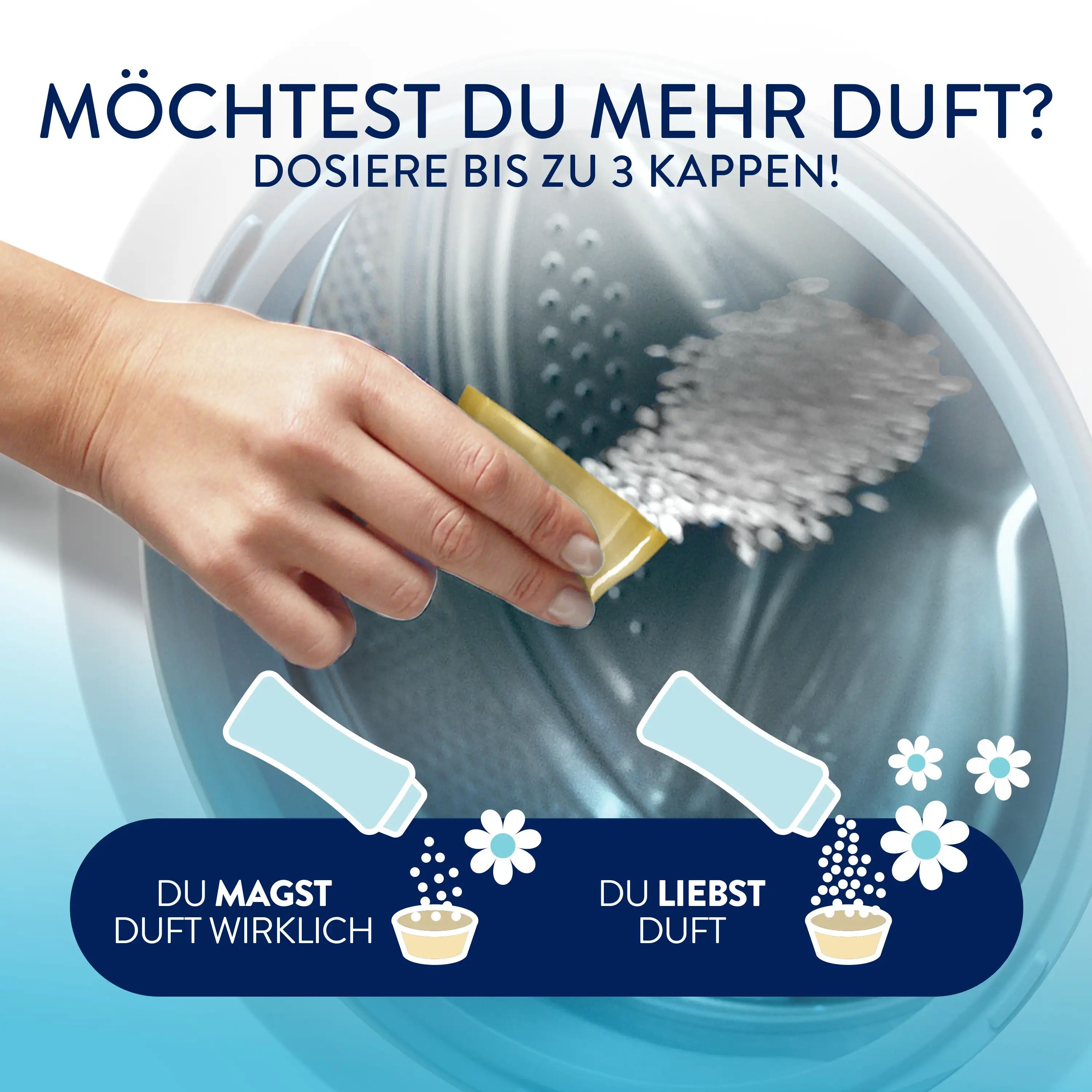 Lenor Light Wäscheparfüm, Frische Baumwollblüte, 495g