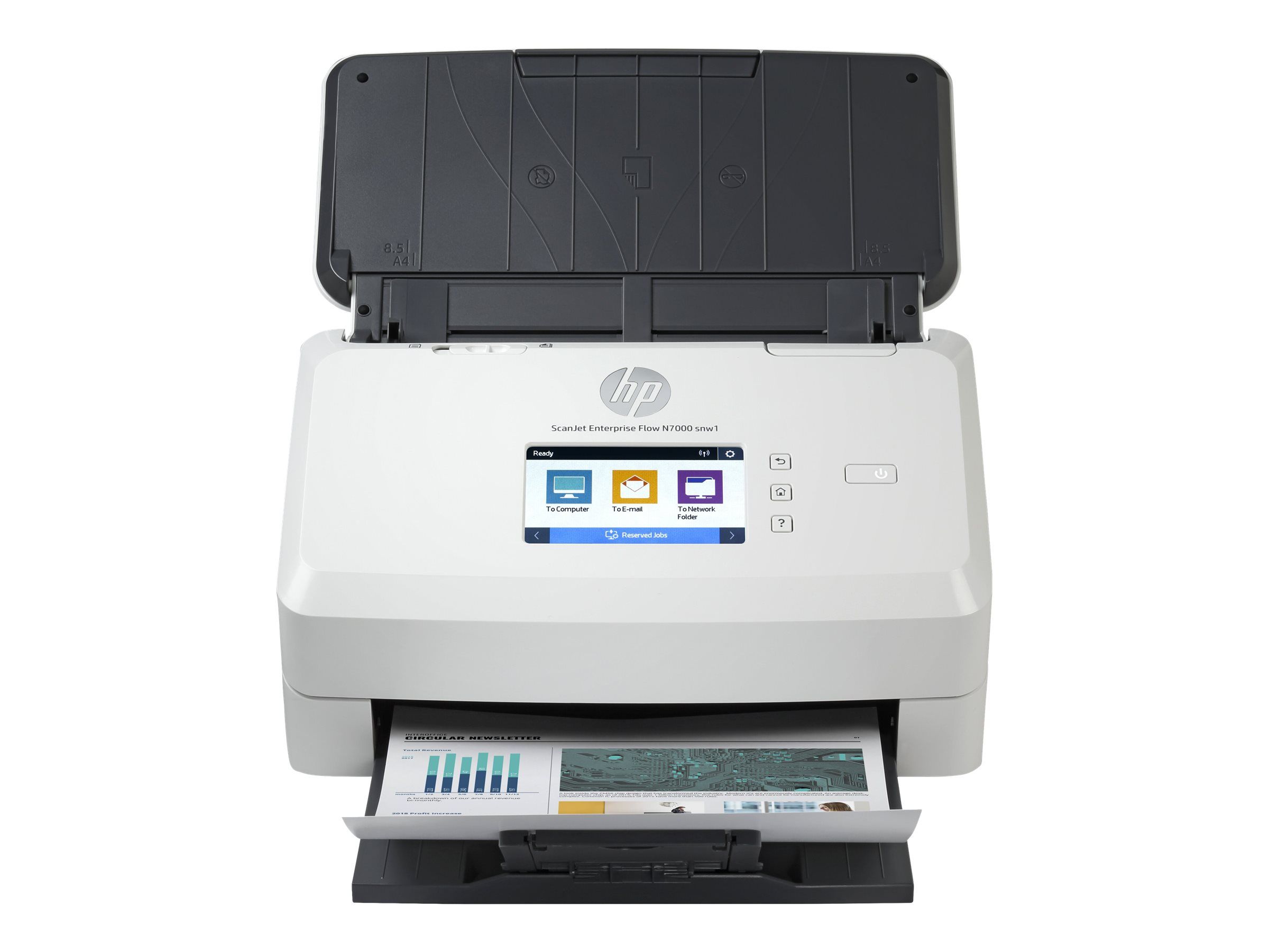 HP ScanJet Enterprise Flow N7000 snw1 - Dokumentenscanner - CMOS / CIS - Duplex - 216 x 3100 mm - 600 dpi x 600 dpi - bis zu 75 Seiten/Min. (einfarbig)