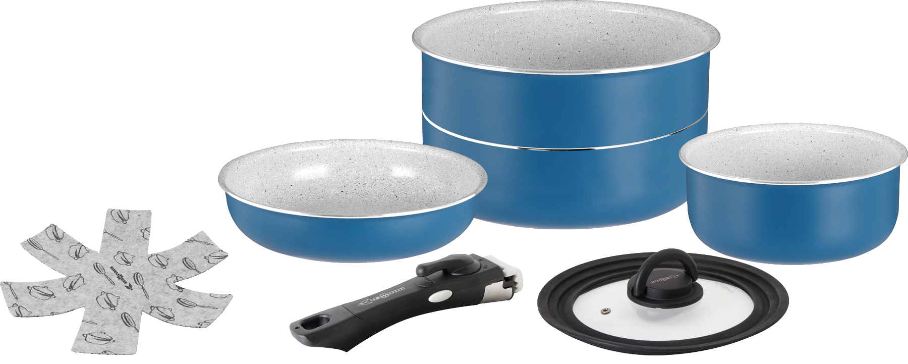 Brunner Topfset CAREZZA SPACEMASTER Ø 22 Vacubl.