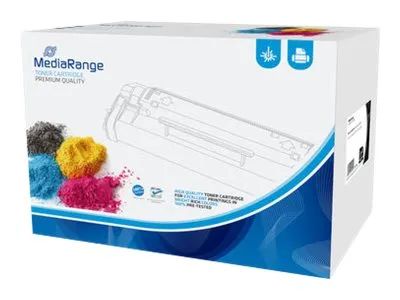 MEDIARANGE Schwarz - kompatibel - Tonerpatrone (Alternative zu: Lexmark 50F2H00)
