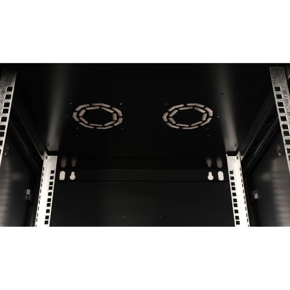 VALUE 19-Zoll Wandgehäuse 9HE, 600x600mm schwarz, Bausatz