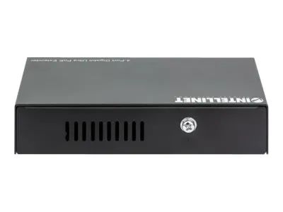 IC Intracom Intellinet 4-Port Gigabit Ultra PoE Extender, Adds up to 100 m (328 ft.)