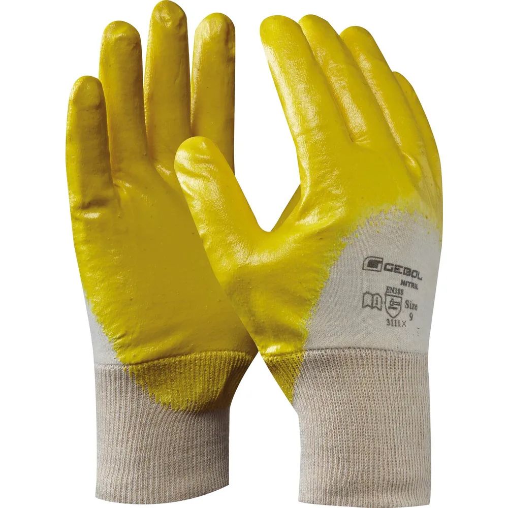GEBOL Schutzhandschuh Nitril Größe 9 (L)