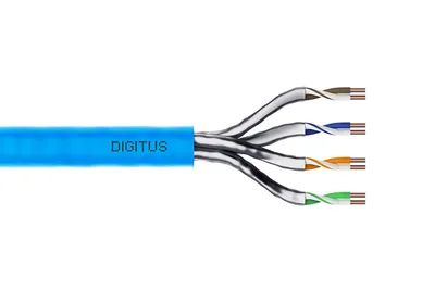 DIGITUS CAT 6A U/FTP Datenkabel - Verlegekabel, 305 m, Simplex, Cca, Easy Pull Box