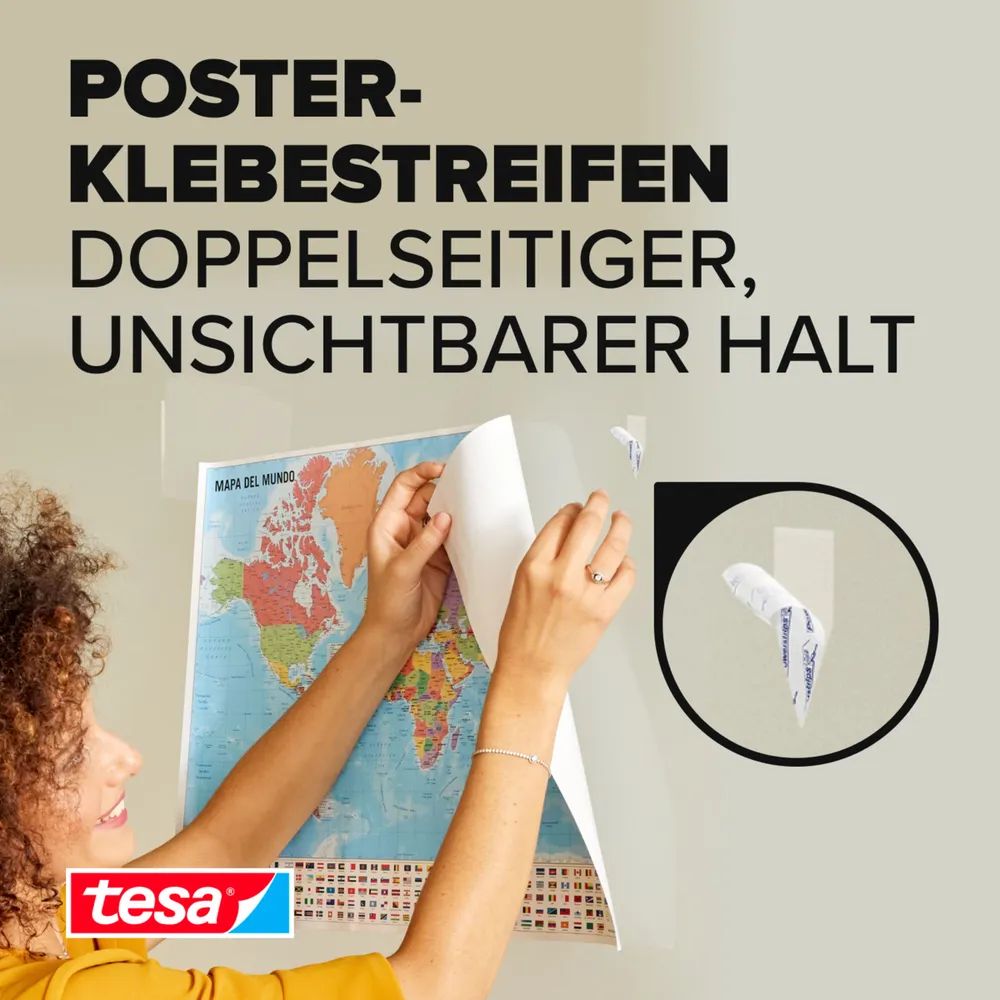 Tesa 58213-00000-20 - Bürokleinmaterial - 15x45 mm - Weiß - 96er