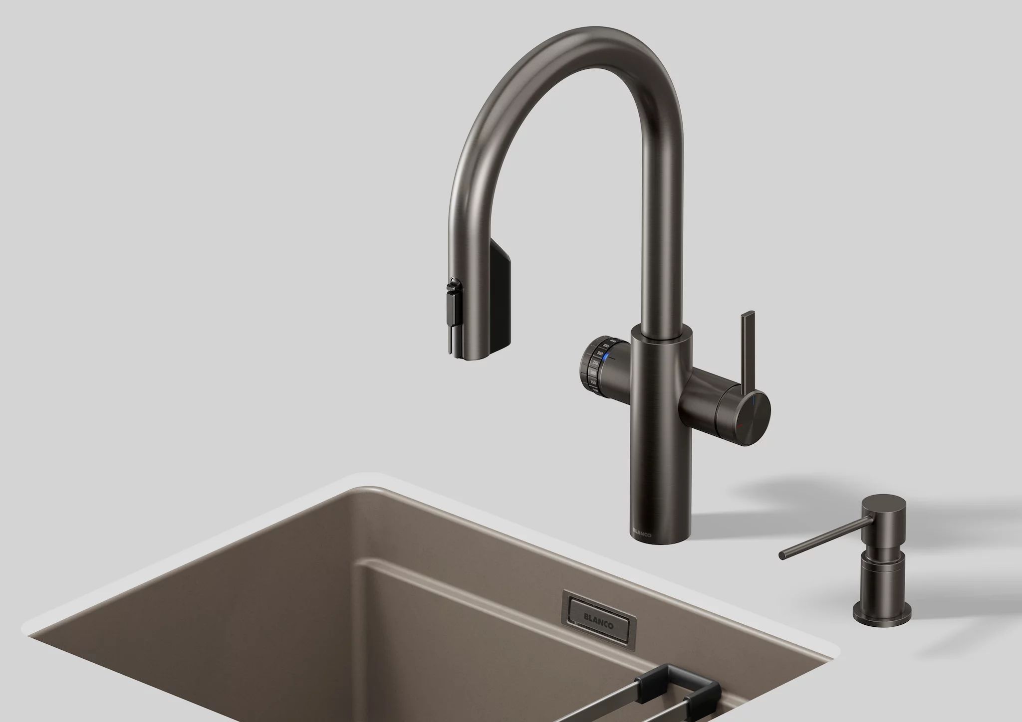 BLANCO CHOICE ICONA-C RH HP satin dark steel