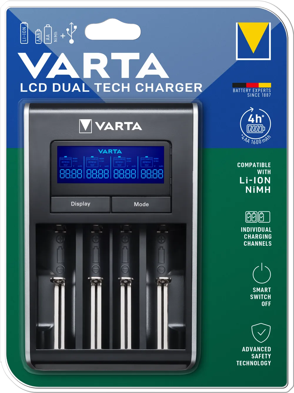 VARTA LCD Dual Tech Charger