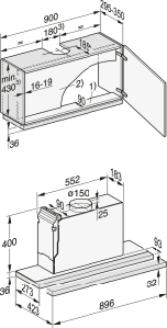 Miele Dunstabzugshaube DAS 4920 Edelstahl