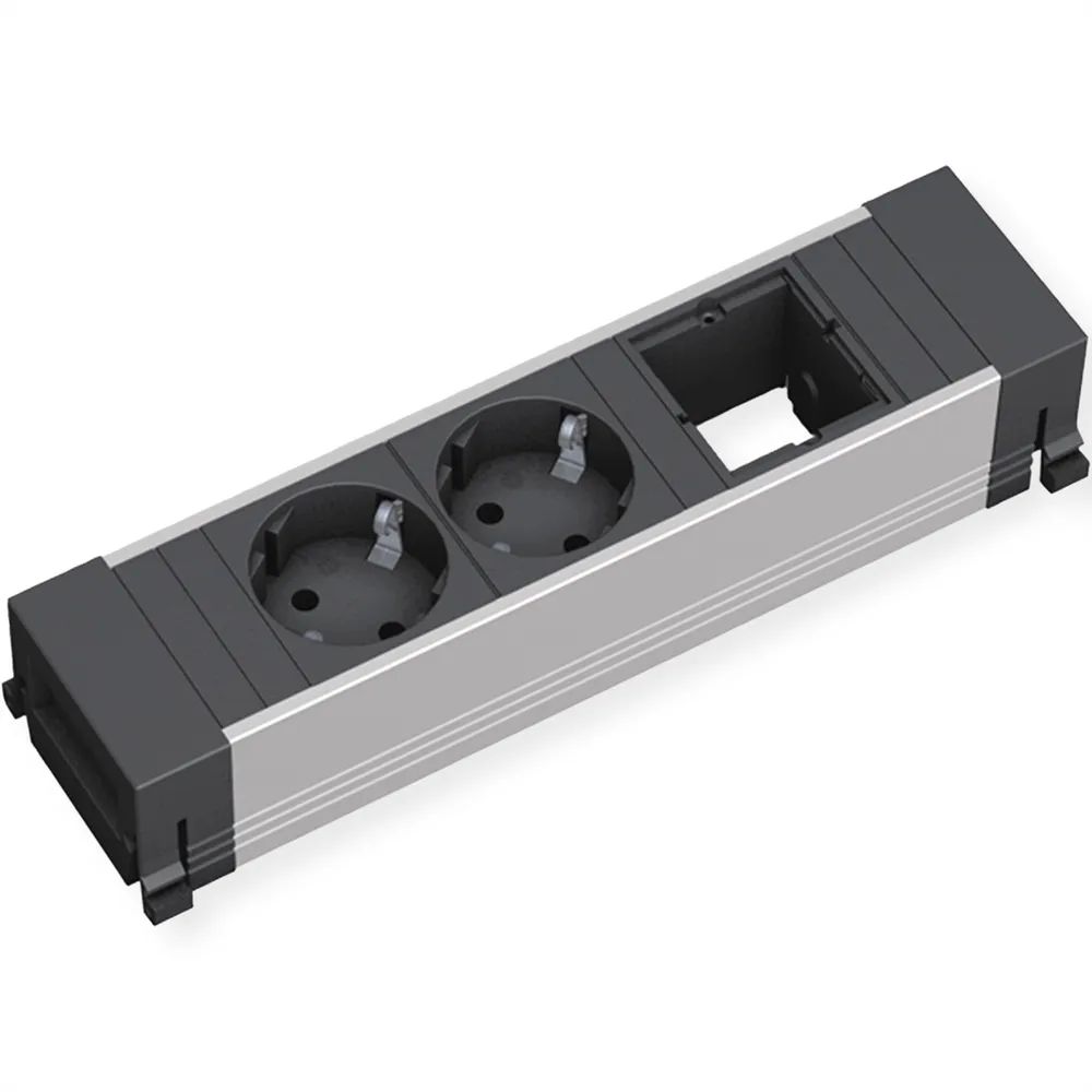 BACHMANN POWER FRAME Small 2x Schutzkontakt 1x ABD