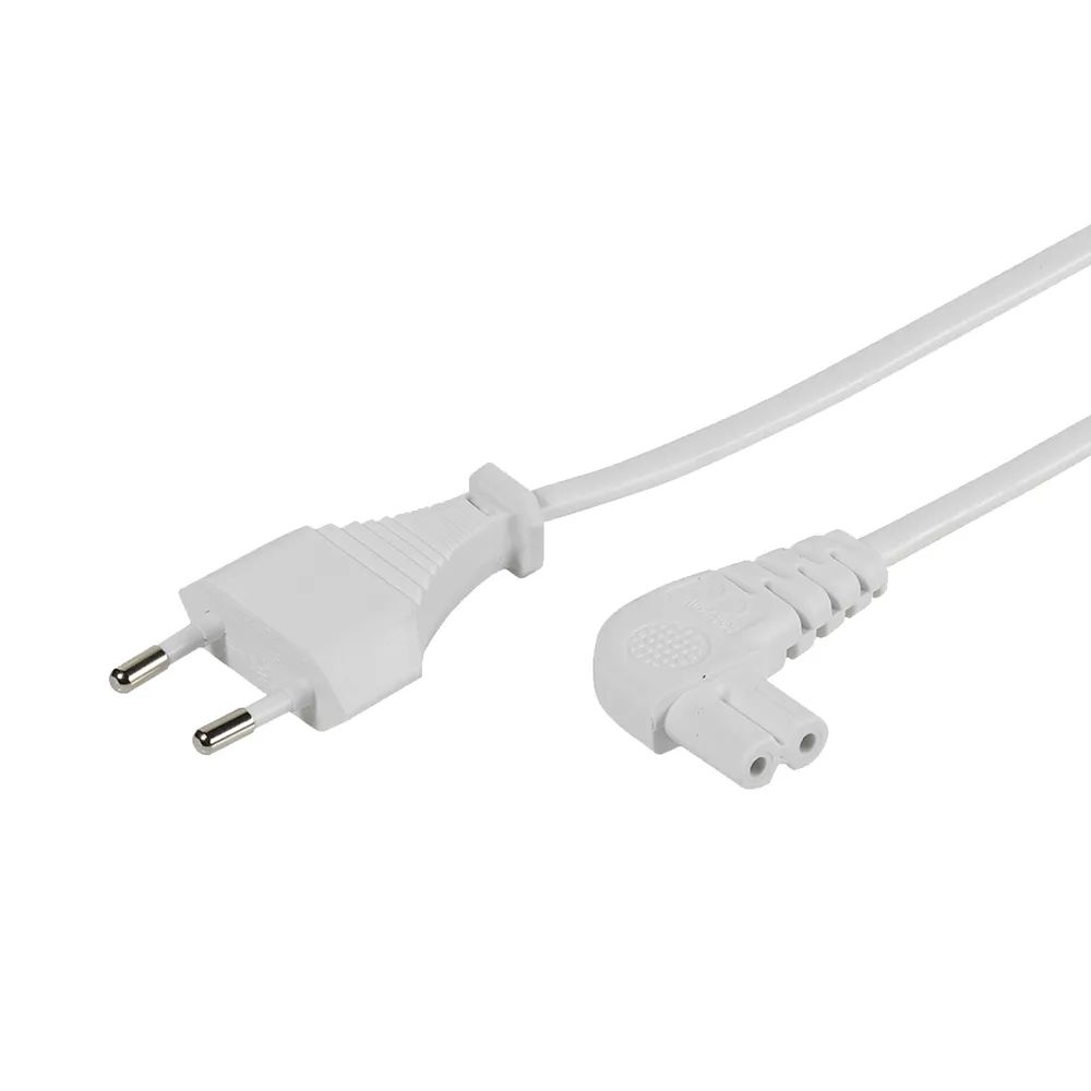VIVANCO Euro Netzanschlussleitung gewinkelt, 3m