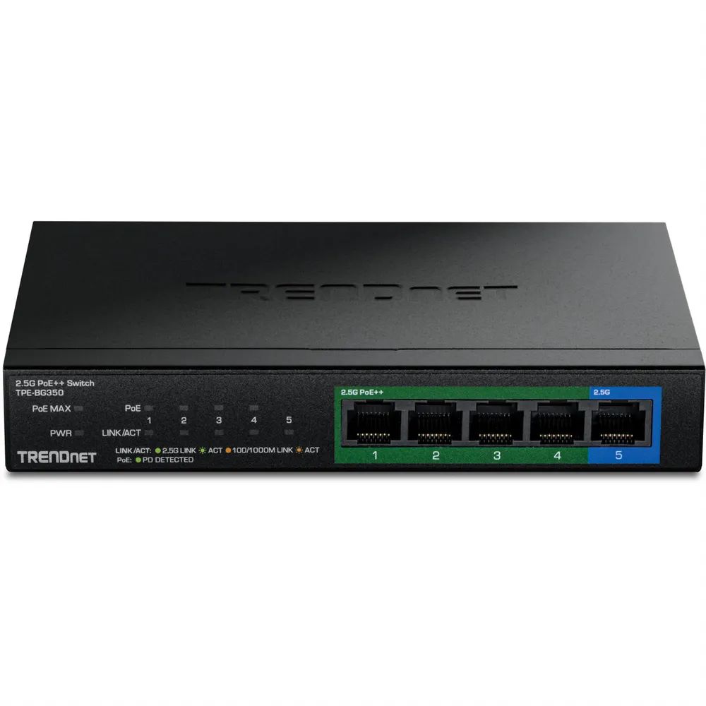 TRENDnet TPE-BG350 2.5G Switch PoE++ - Switch - 5-Port