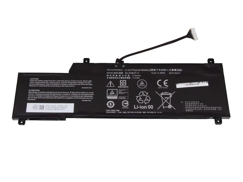 TERRA 6-87-NL4CS-43G01 Akku 49Wh Original - Akku - 3.100 mAh