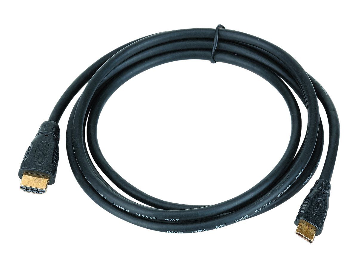 Gembird Cablexpert - HDMI-Kabel mit Ethernet - 19 pin mini HDMI Type C männlich zu HDMI männlich