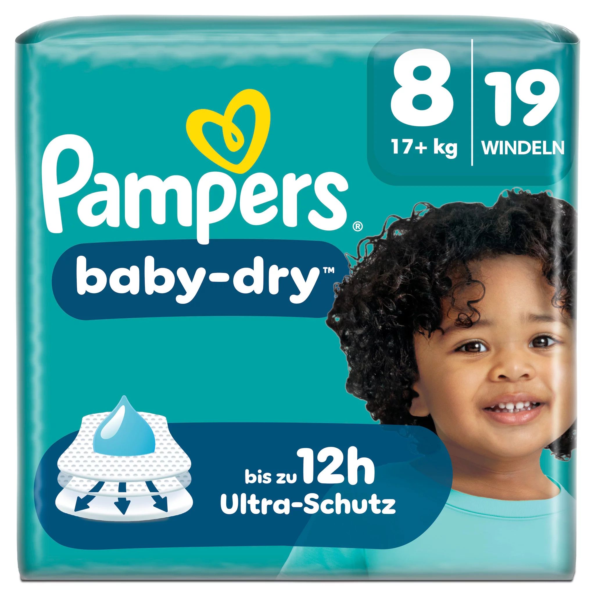 Pampers Baby Dry Gr.8 Extra Large 17+kg 